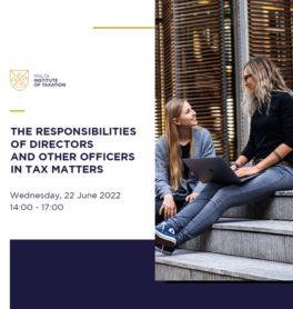 The Responsabilties of Directors & Other Officers in Tax Matters