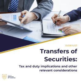 Transfers of Securities